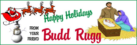 Happy Holidays from Budd Rugg