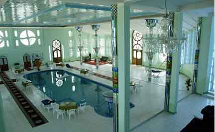 Dostum's newly completed private swimming pool