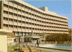 Kabul Intercontinental Hotel [pictured below in its 'better' days]